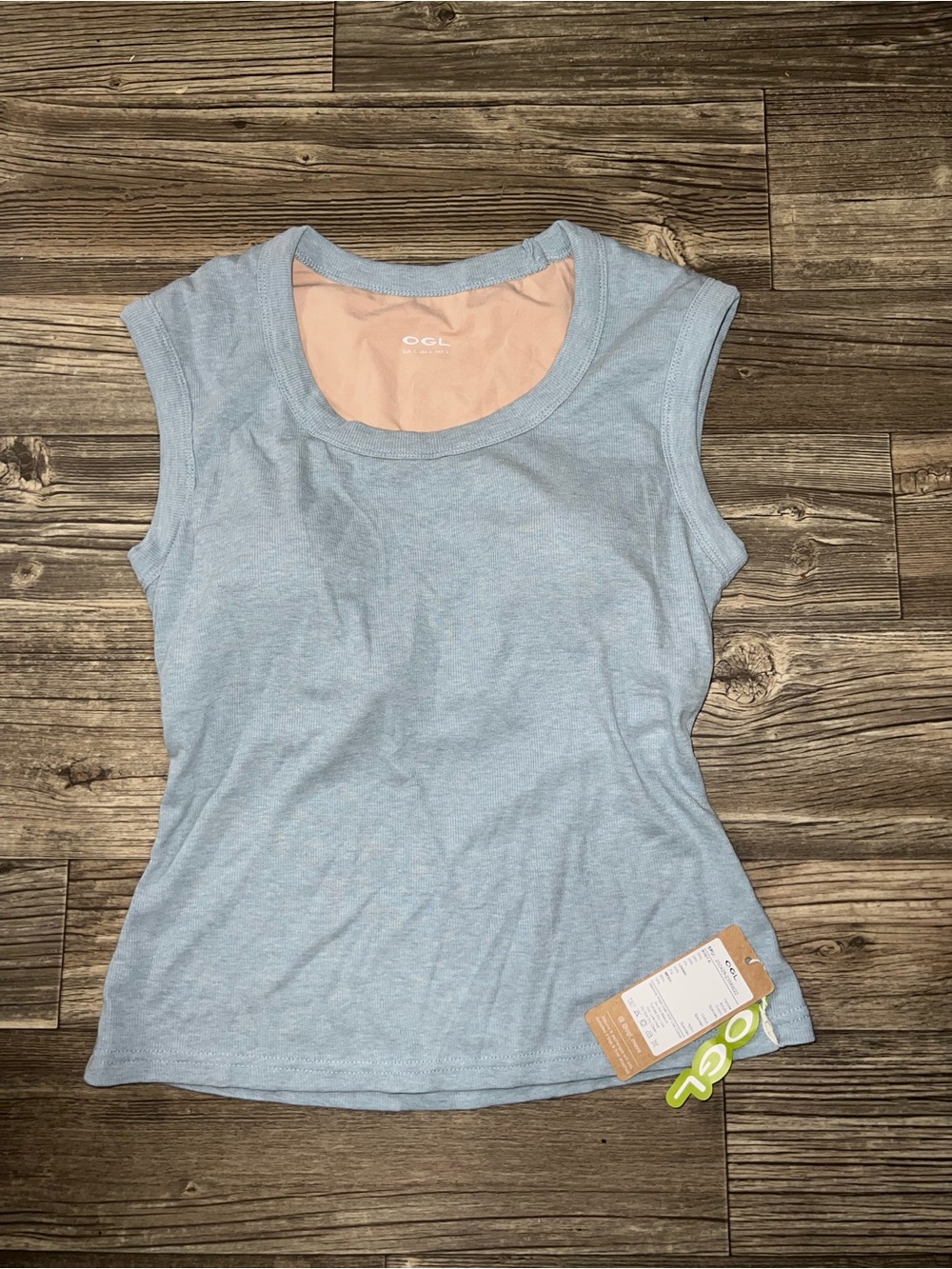 OGL Built-In Bra Tank Top – Size Large – NWT